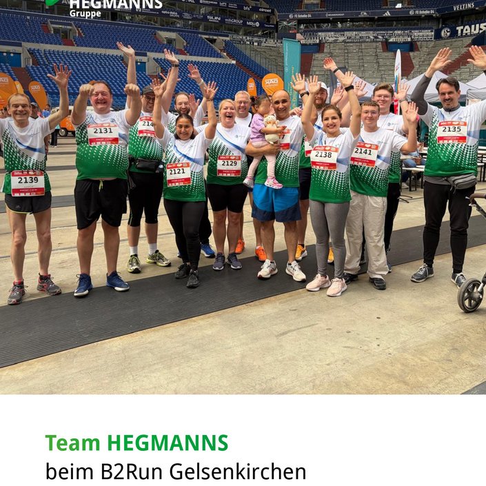 🏃♂️ Was für ein Lauf! 🔥
17 Kolleginnen und Kollegen aus 5 Gesellschaften der HEGMANNS Gruppe haben beim diesjährigen... 🏃♂️ Was für ein Lauf! 🔥
17 Kolleginnen und Kollegen aus 5 Gesellschaften der HEGMANNS Gruppe haben beim diesjährigen...
